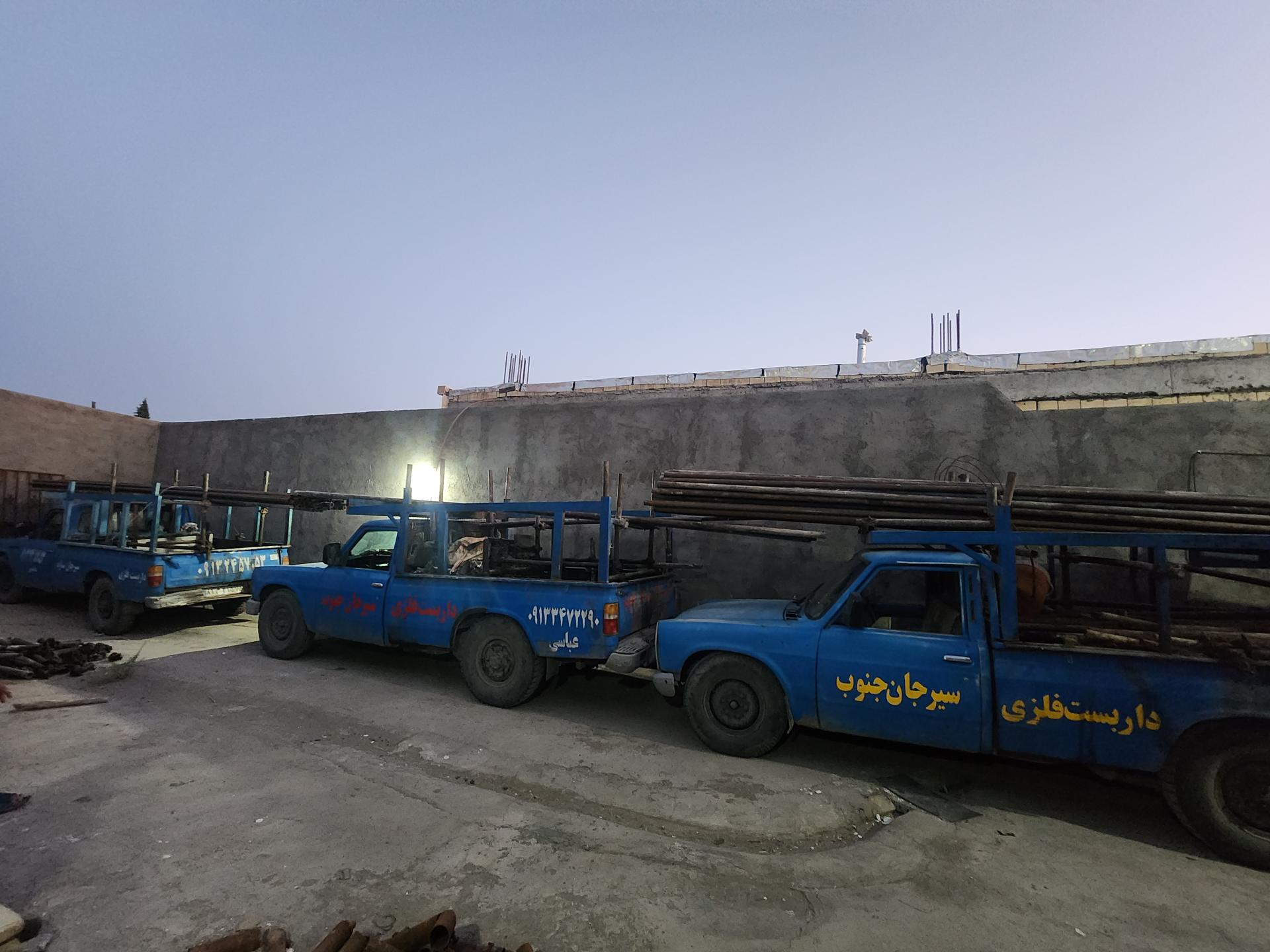 عکس داربست فلزی سیرجان جنوب عباسی