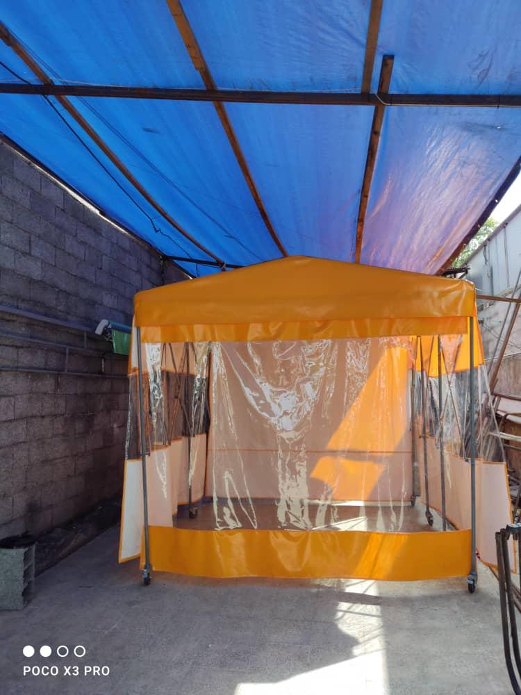 عکس خیمه سایبان شهر