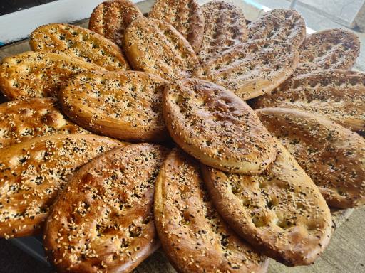 عکس فتیر پزی گل گندم