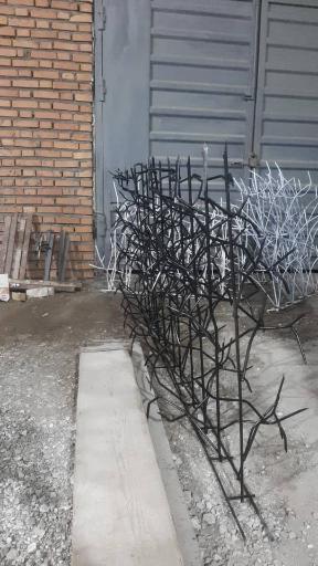 عکس شاخ گوزنی و درب آکاردئونی مهندس غلامی