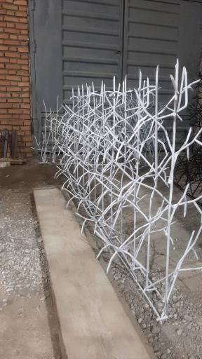 عکس شاخ گوزنی و درب آکاردئونی مهندس غلامی