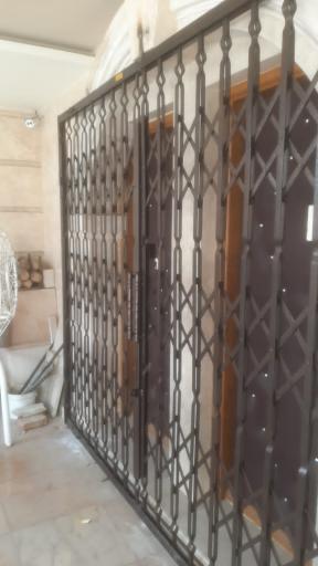 عکس شاخ گوزنی و درب آکاردئونی مهندس غلامی