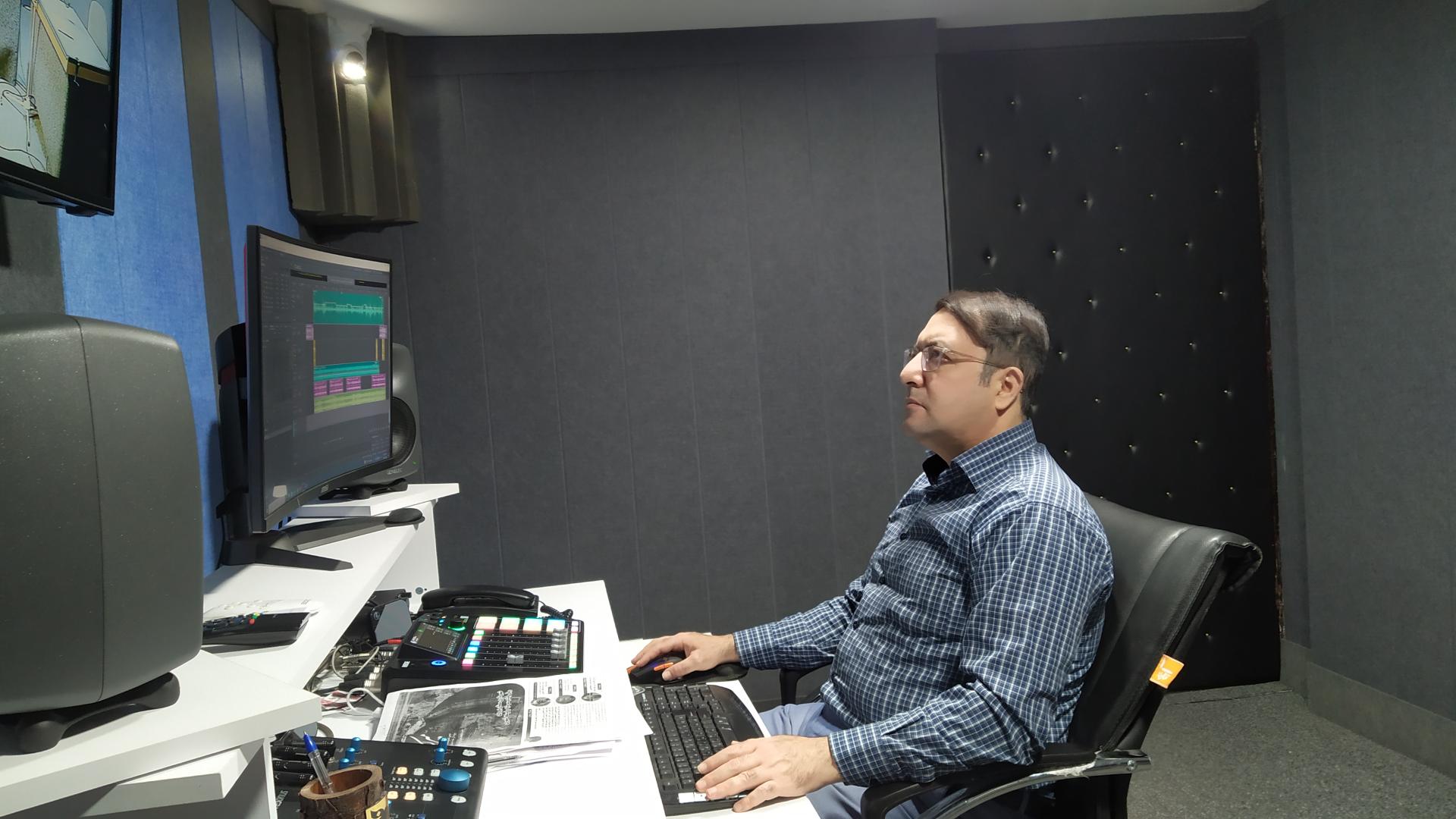 عکس استودیو رسانه شهر شهرداری سمنان