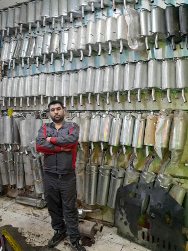 عکس اگزوز و تعویض روغن مشهد