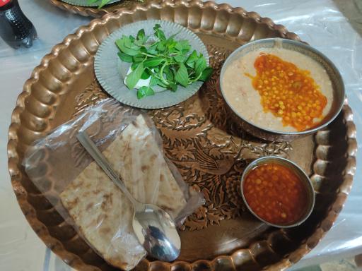 عکس شله پزی رضا