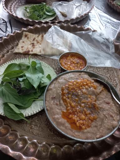 عکس شله پزی رضا