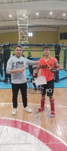 عکس کلاس آموزش موی تای و mma مهدی جعفری 