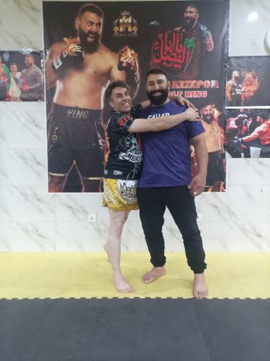 عکس کلاس آموزش موی تای و mma مهدی جعفری 