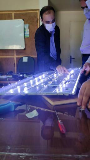 عکس تعمیرگاه تلویزیون کردی