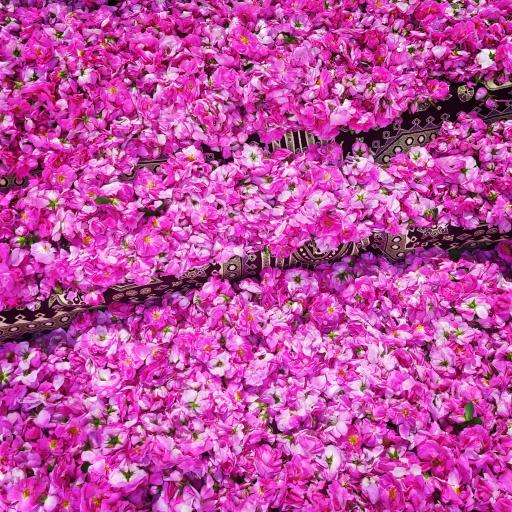 عکس گلاب گیری باغ بهشت فرخد