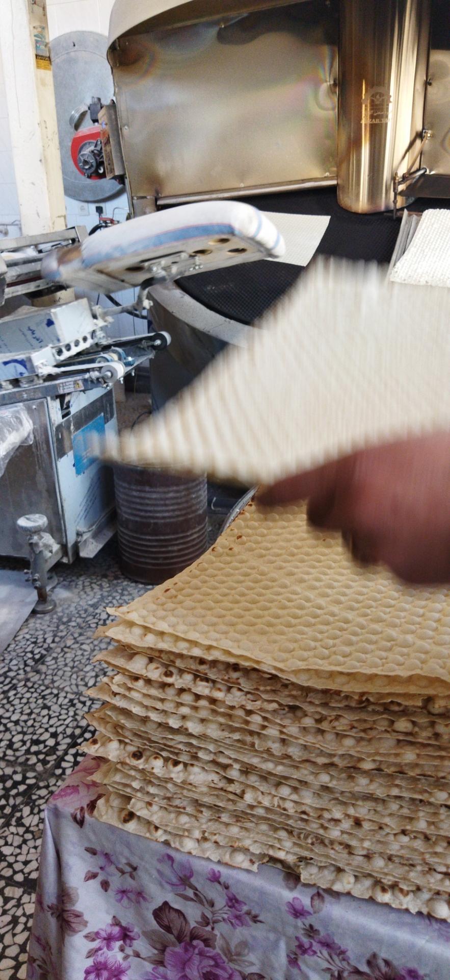 عکس نانوایی  لواش 