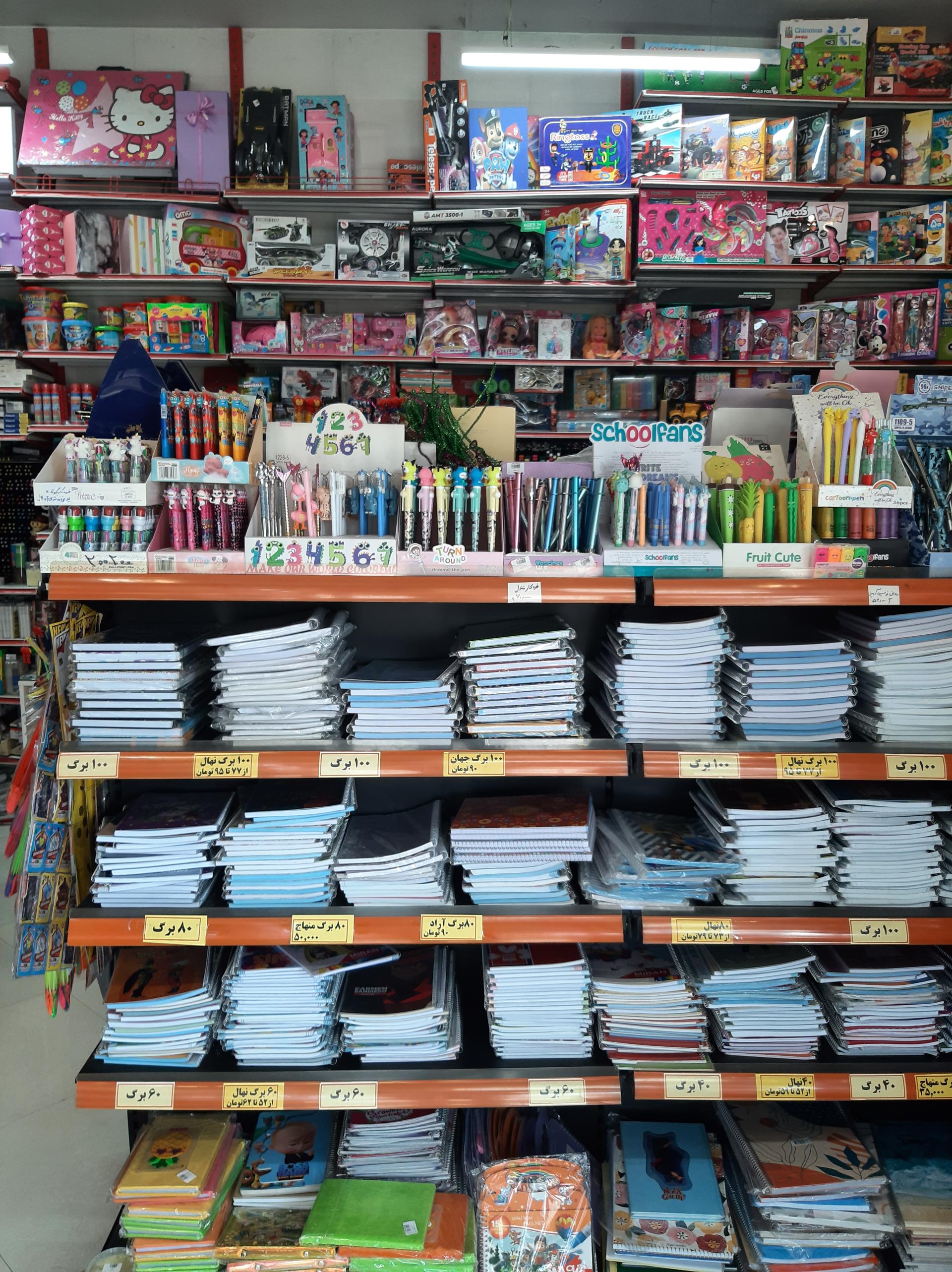 عکس نوشت افزار و فتوکپی