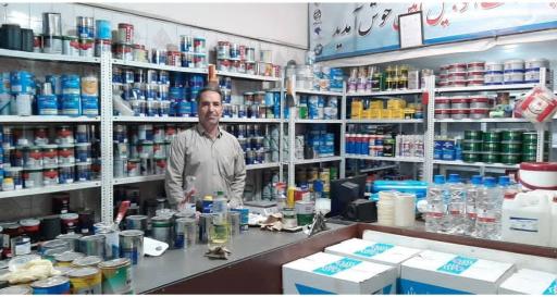 عکس ترکیب رنگ کامپیوتری اتومبیل امین