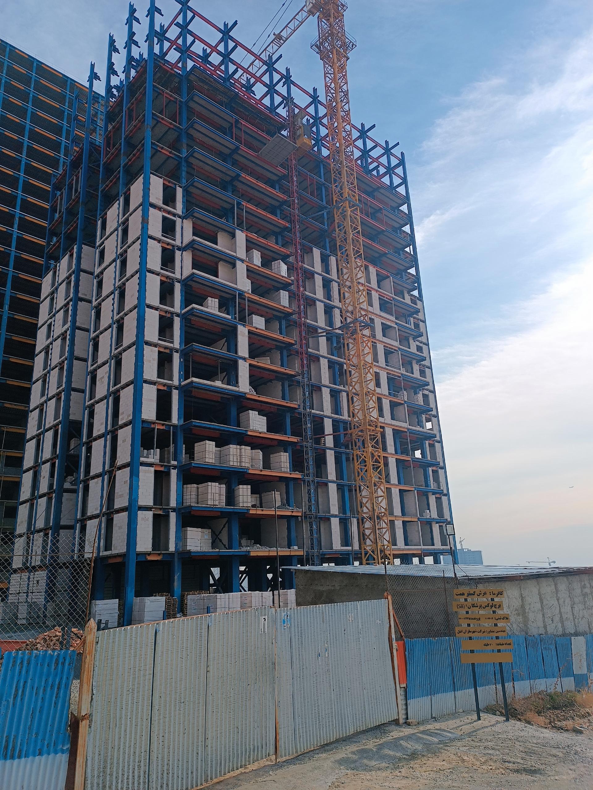 عکس پروژه مسکونی برج لوکس پزشکان (در حال ساخت)