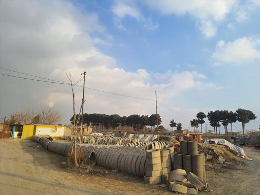 عکس کارگاه بلوک زنی (تولید مصالح بتنی) 