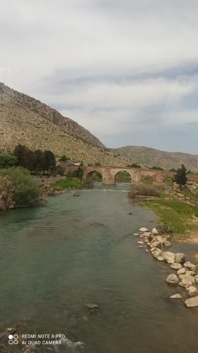 عکس پل کهنه بیستون