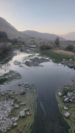 عکس پل کهنه بیستون