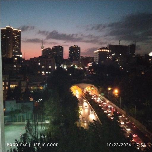 عکس بام تونل رسالت