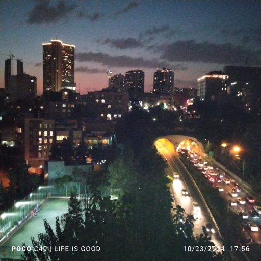 عکس بام تونل رسالت