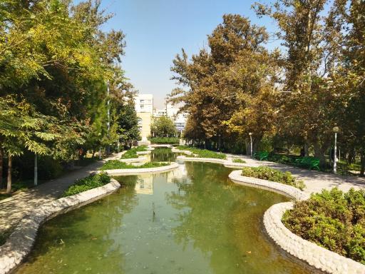 عکس آبنمای بوستان صدف