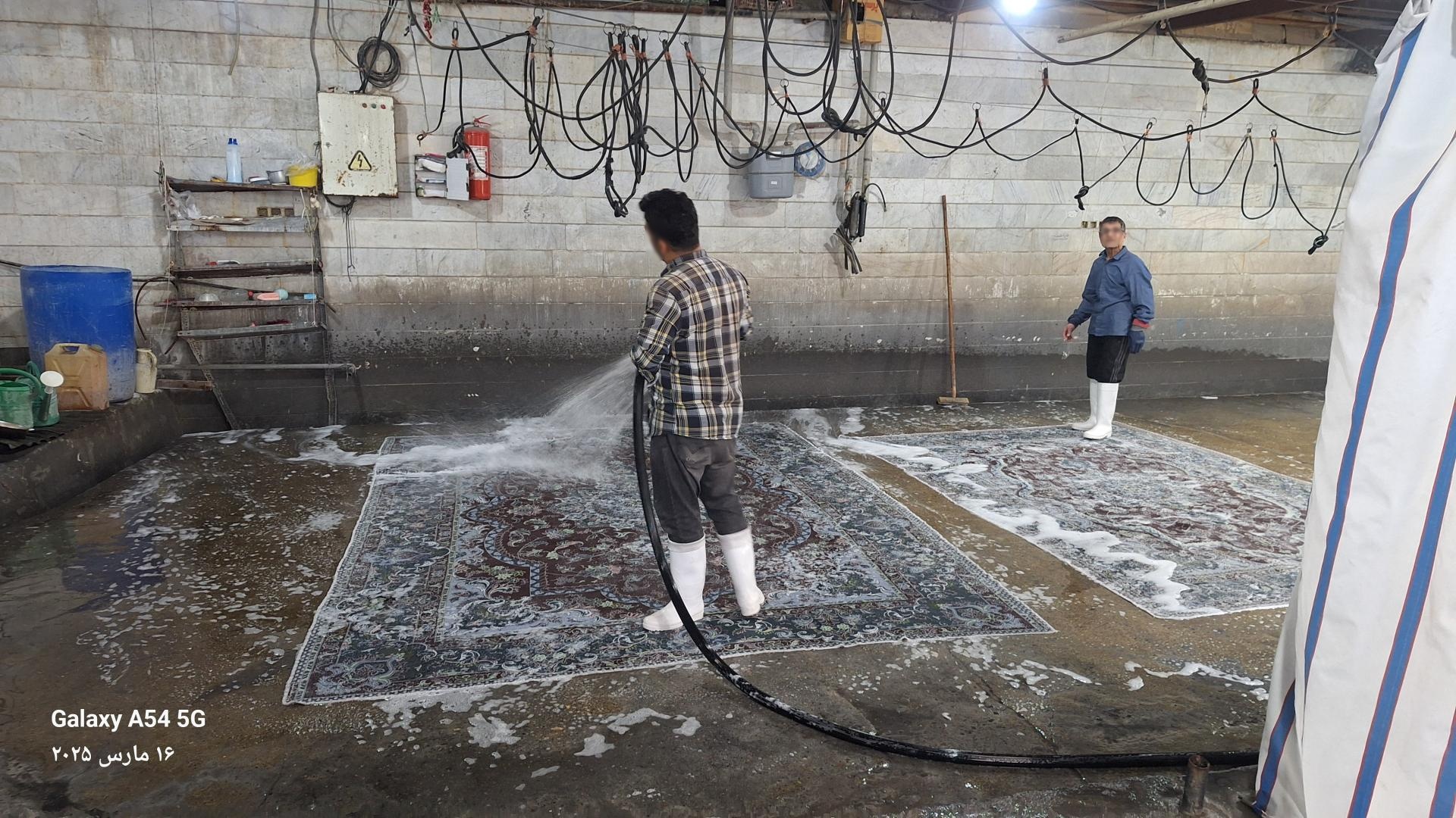 عکس قالیشویی بهشت