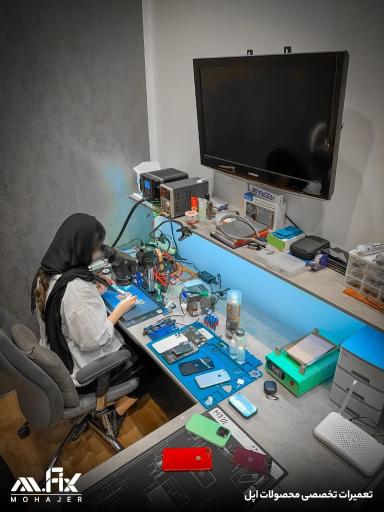 عکس تعمیرات موبایل مهاجر فیکس