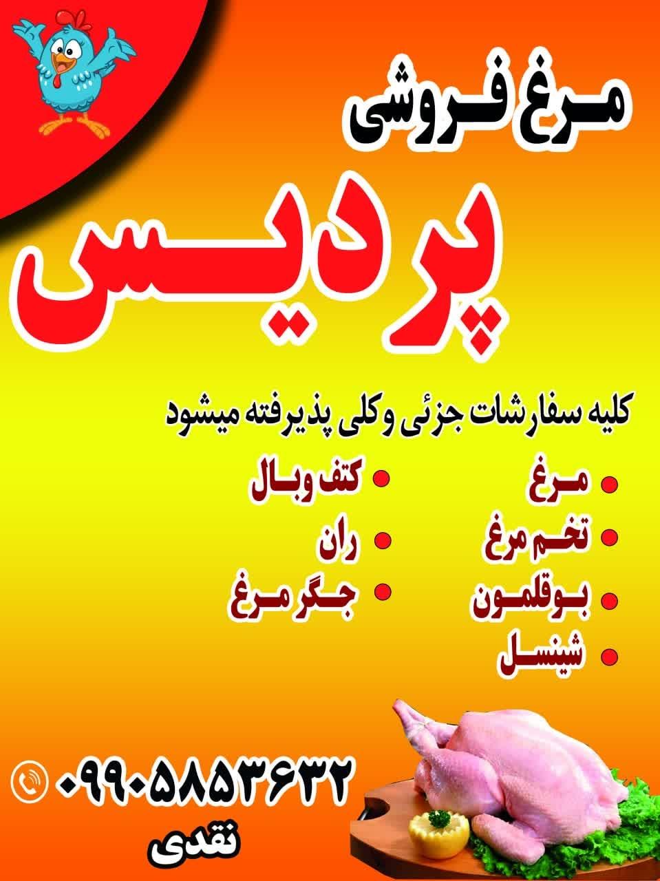 عکس مرغ فروشی پردیس