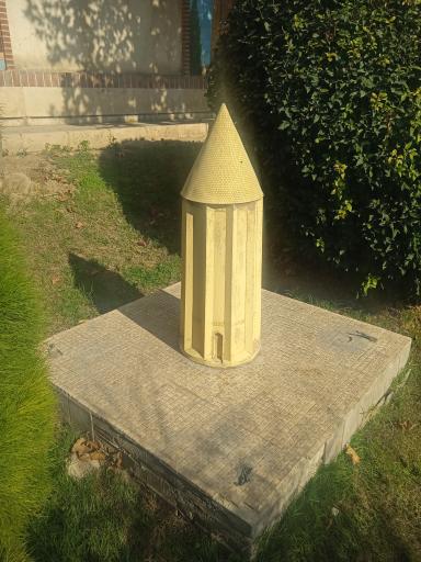 عکس ماکت گنبد قابوس 