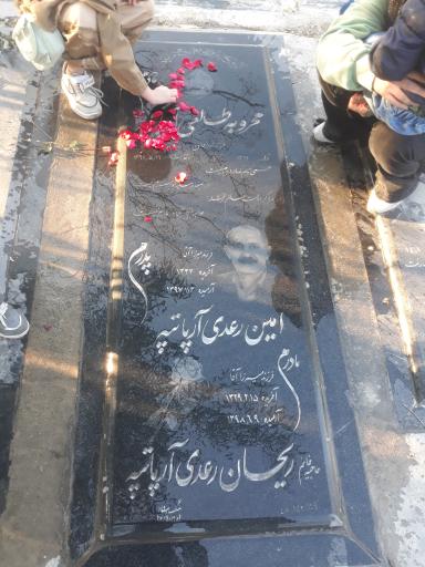 عکس مزار امین رعدی