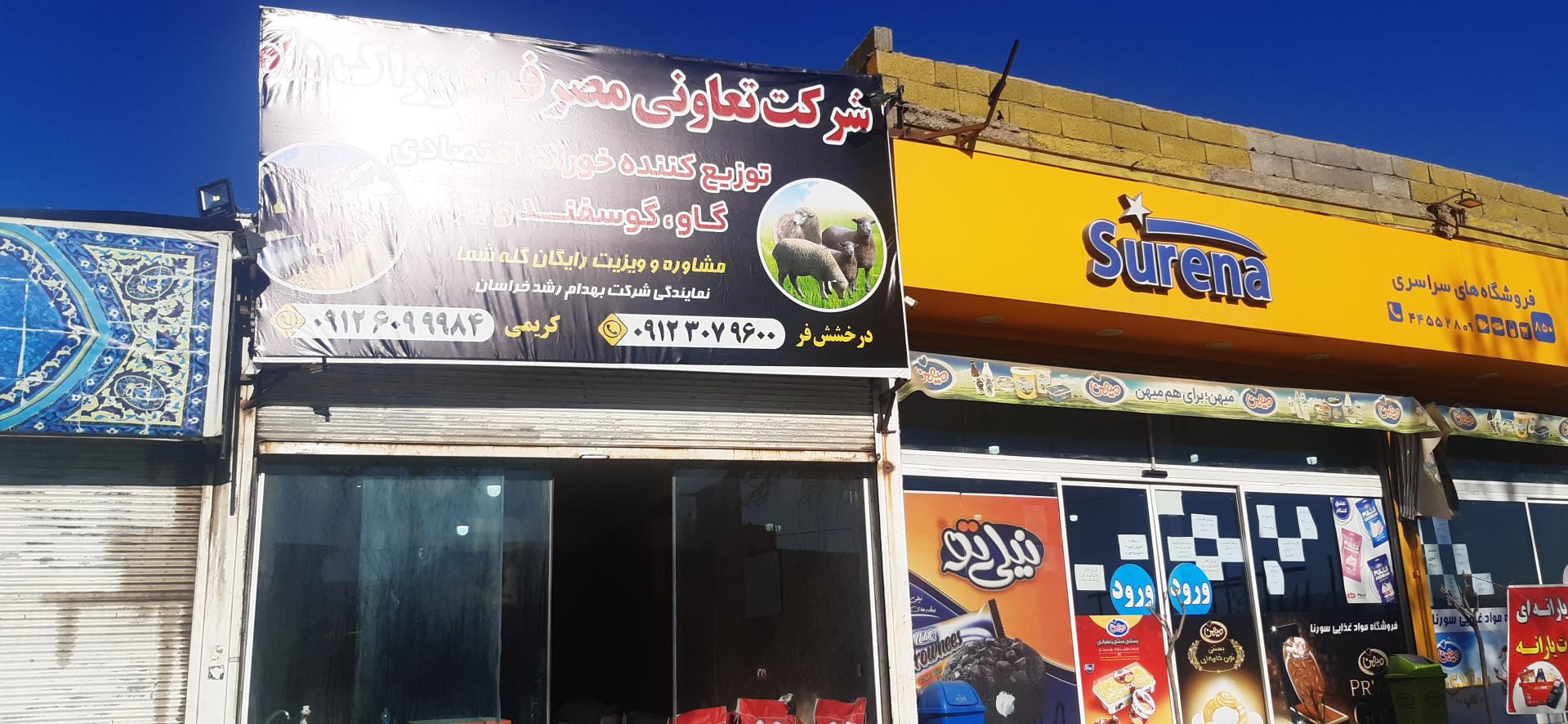 عکس تعاونی مصرف خوراک دام و طیور پیروزی دام