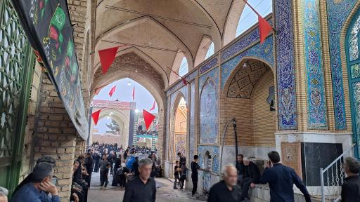 عکس حسینیه محله وشاد آران