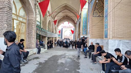 عکس حسینیه محله وشاد آران