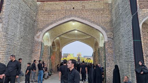 عکس حسینیه محله وشاد آران