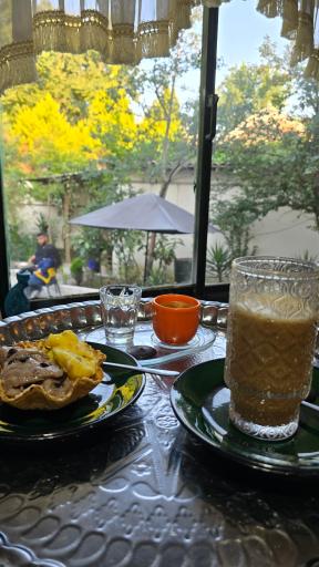 عکس باغ رستوران امی خانه