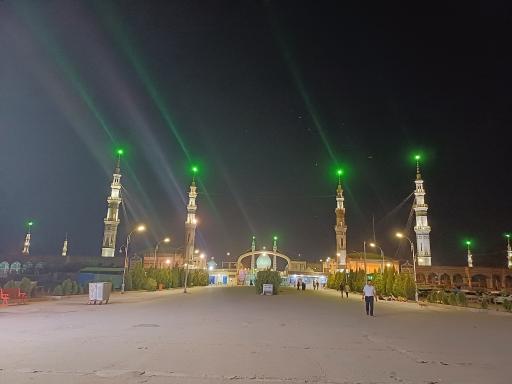 عکس درب شماره یک (باب القبله) مسجد مقدس جمکران