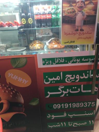عکس ساندویچ امین