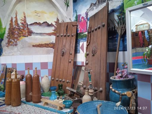 عکس حمام نقاشی خوراسگان