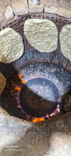 عکس نان سنتی سیستان صباغ
