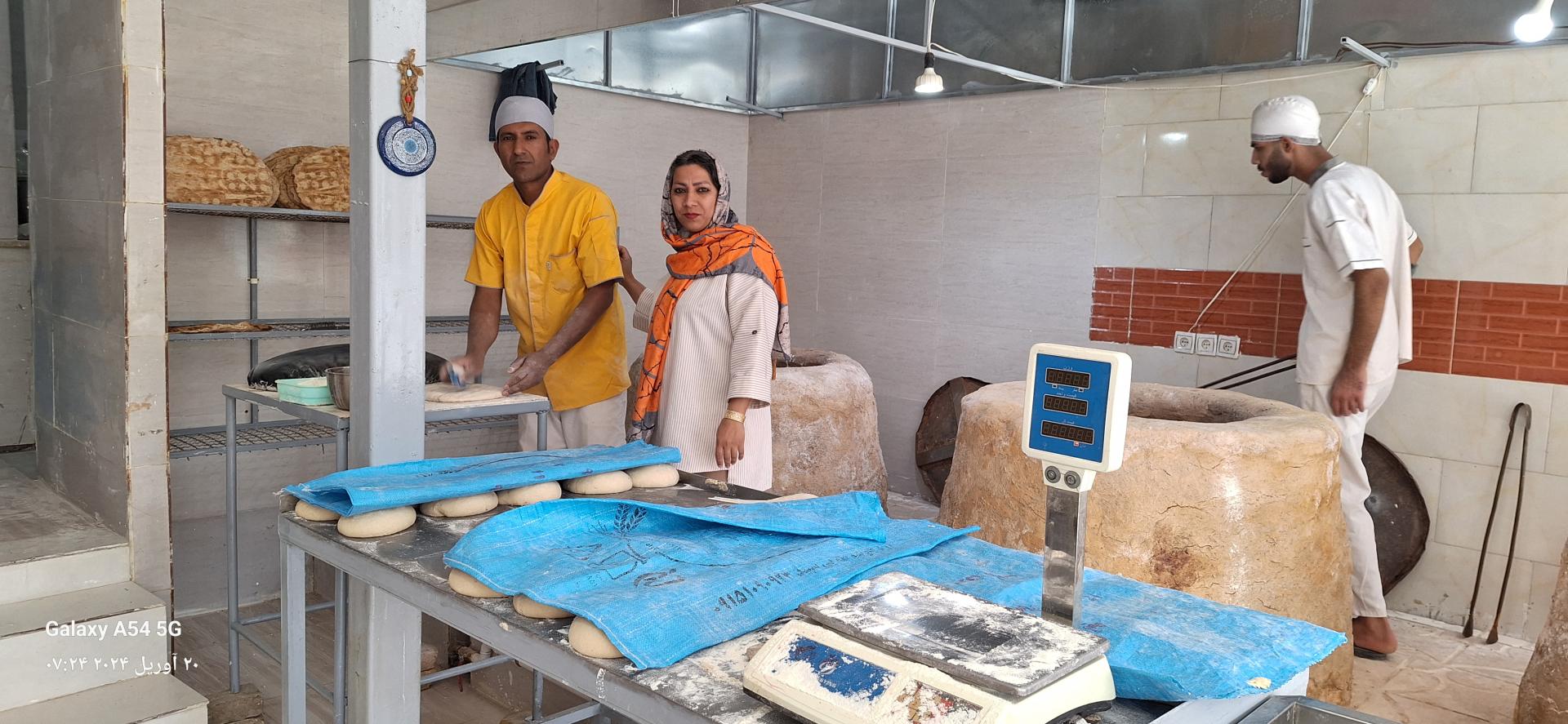 عکس نان سنتی سیستان صباغ