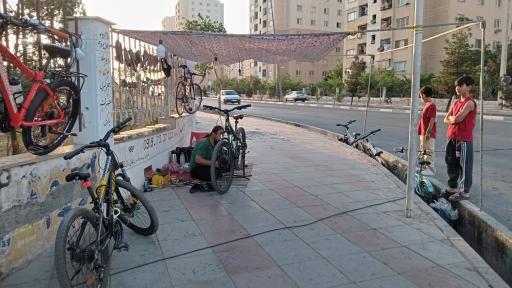 عکس دوچرخه ساز پرند 