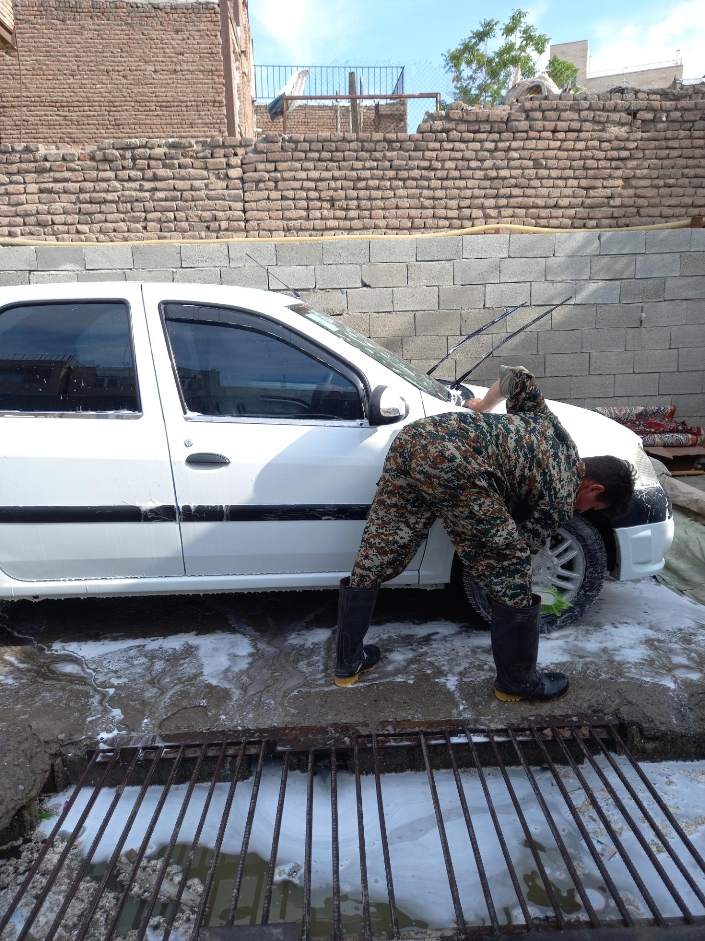 عکس کارواش معراج عباس نژاد