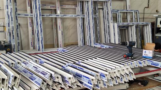 عکس تولید درب و پنجره upvc راوین