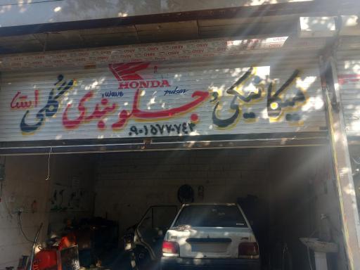 عکس میکانیکی وجلوبندی گلی