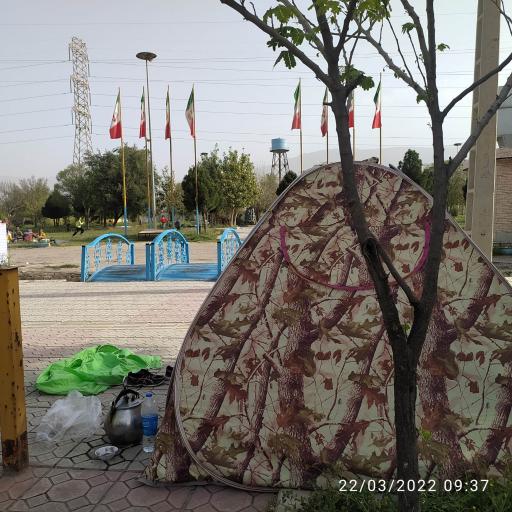 عکس پارک نفت اسکان موقت مسافران نوروزی  