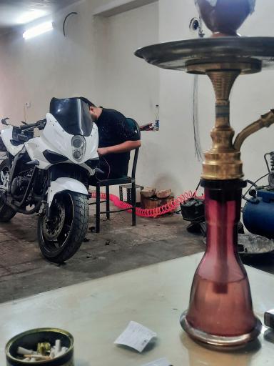 عکس تعمیرگاه موتور سیکلت HONDA مسعود