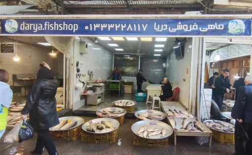 عکس ماهی فروشی دریا