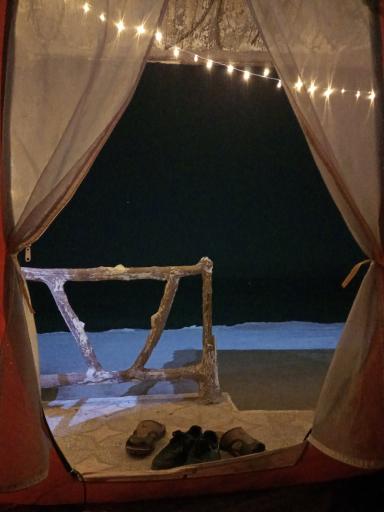 عکس ساحل و پارک سنگ سیاه شهرستان جاسک