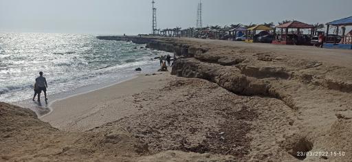 عکس ساحل و پارک سنگ سیاه شهرستان جاسک