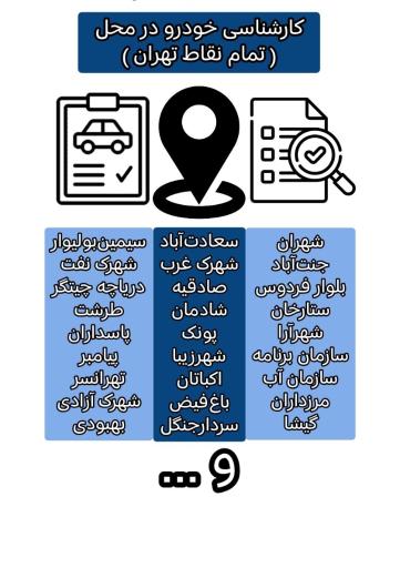 عکس شرکت کارشناسی تشخیص‌رنگ و فنی همراه خودرو (در محل)