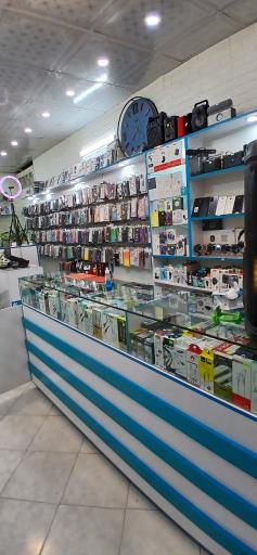 عکس موبایل آبی